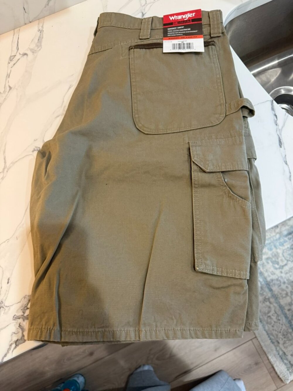 NWT Wrangler RIGGS Workwear Ripstop Ranger Cargo Shorts SIZE 38